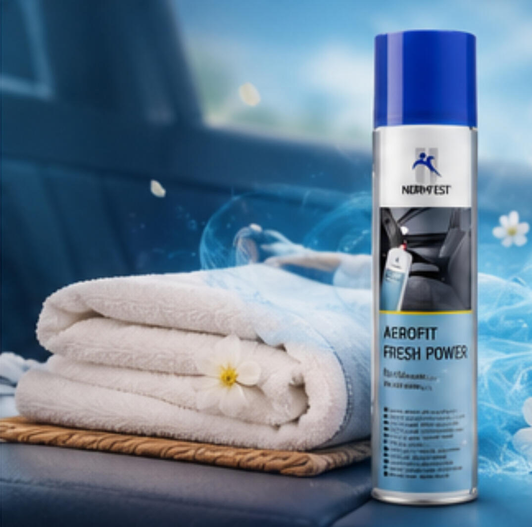 Spray voiture AEROFIT FRESH POWER pour la sensation ultra propre d’un linge fraîchement repassé.