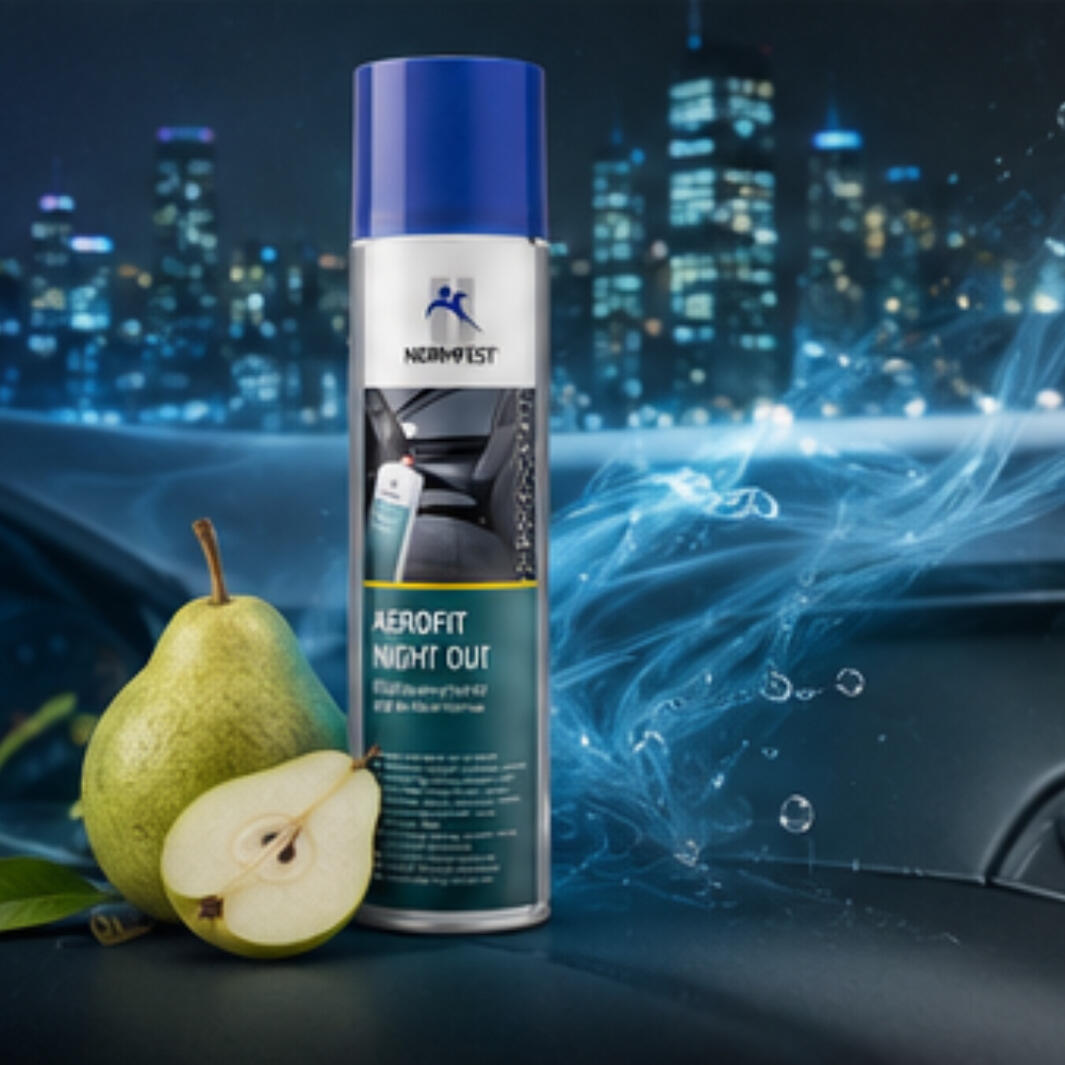Spray voiture AEROFIT NIGHT OUT pour une signature olfactive masculine et charismatique aux notes de poire fraîche.